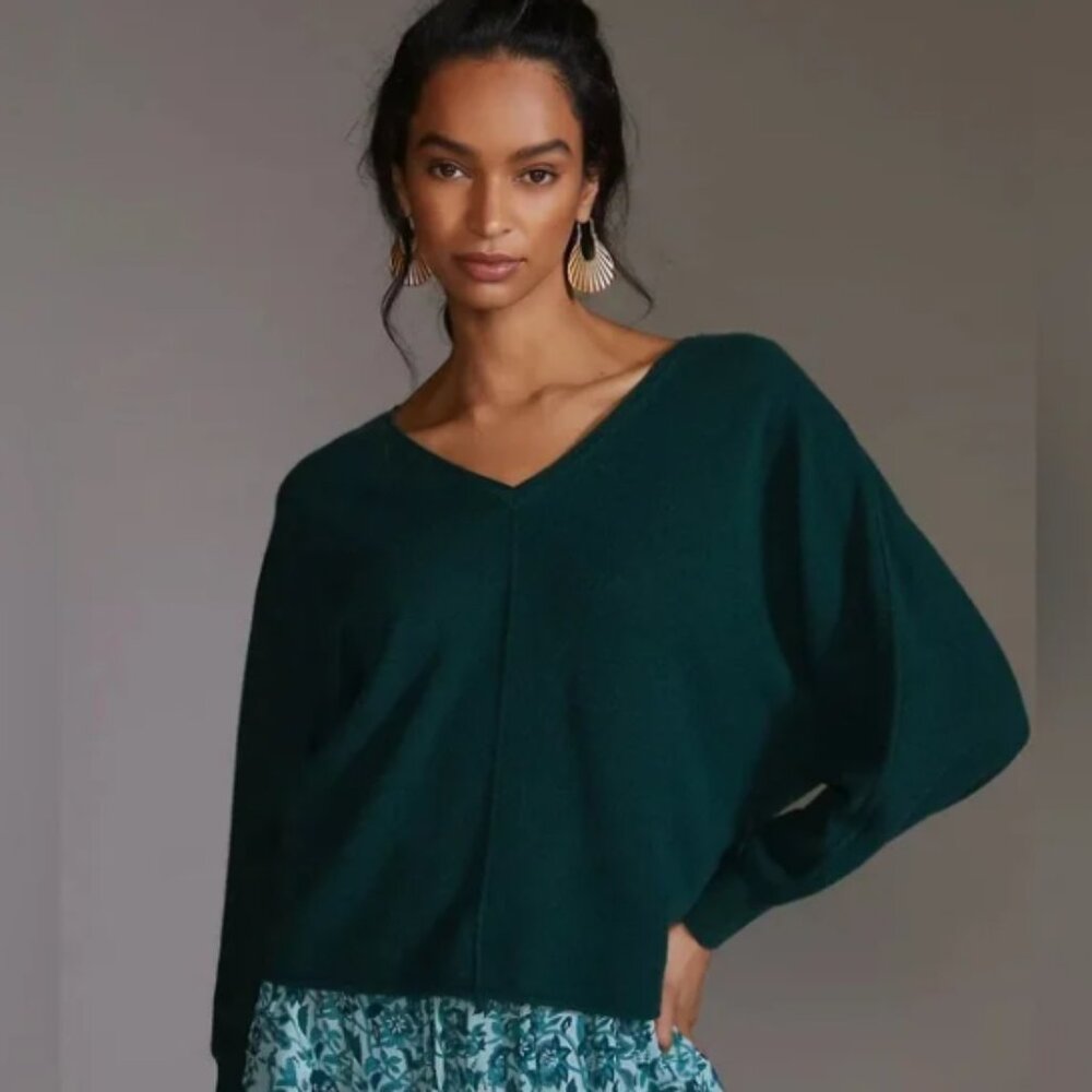 Pilcro Open-Back Cashmere Sweater- NWT